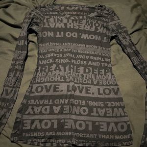 Lululemon  long sleeve